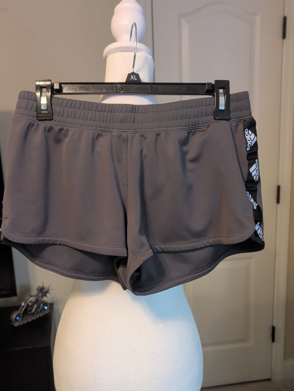 Adidas Women's Gray Athletic Shorts